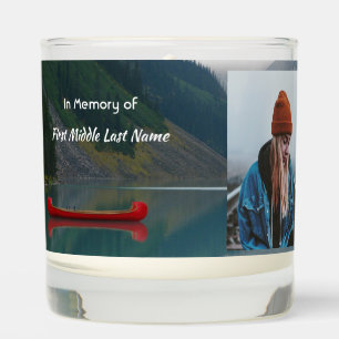 Christian Memorial Wilderness Lake Canoe Scented Candle