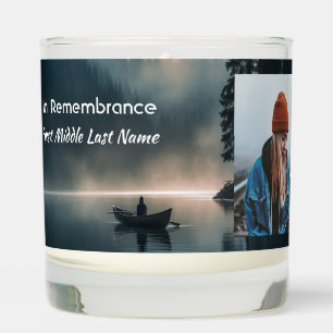 Christian Memory Keepsake Wilderness Lake Canoe Scented Candle