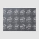 Christian Merry Christmas Chalkboard Calligraphy Tissue Paper<br><div class="desc">We say 'Merry Christmas' very often during the season, but sometimes we tend to forget where this greeting actually originates from. Here is a wonderfully elegant piece of custom hand lettering in the fashionable chalkboard look to give a gentle nudge back into the direction of Jesus. Professional calligraphy by Ivan...</div>