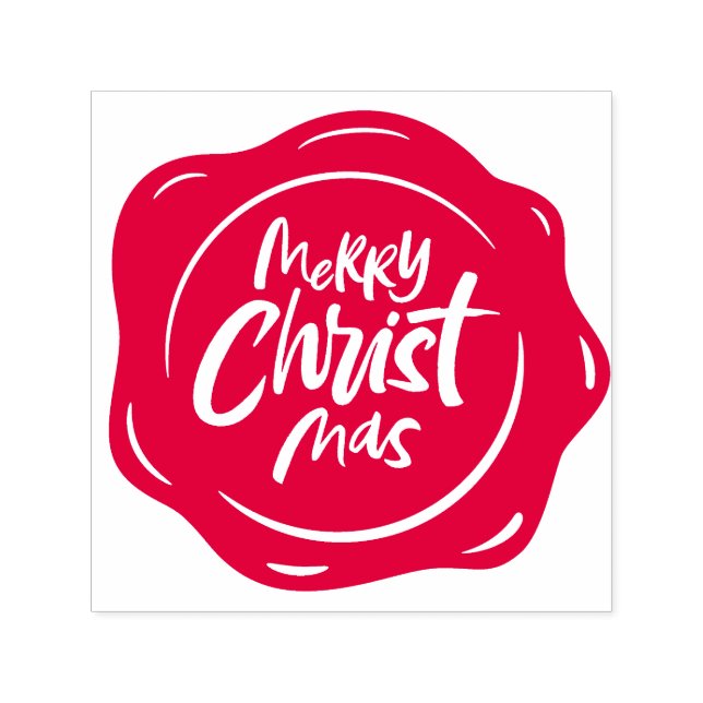Christian Merry Christmas Jesus Christ Wax Seal Self-inking Stamp (Design)