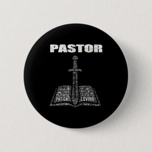 Christian Minister Word Cloud Church Pastor Apprec Button