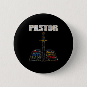 Christian Minister Word Cloud Church Pastor Apprec Button