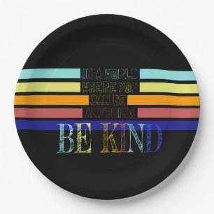 Christian Miracle Worker BE Kind Paper Plates
