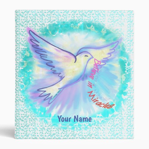 Christian Miracles Dove binder