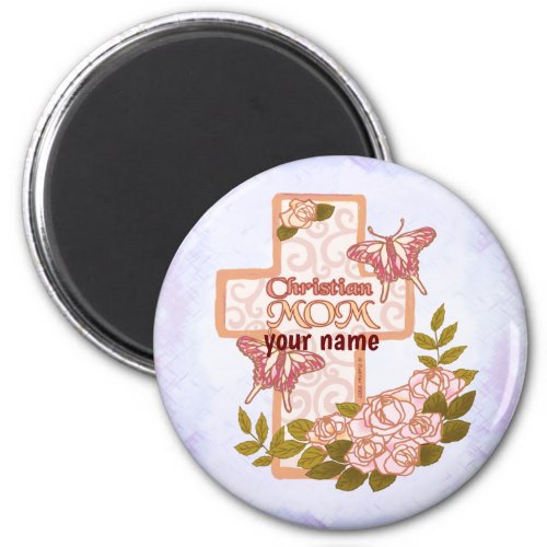 Christian Mom custom name magnet 