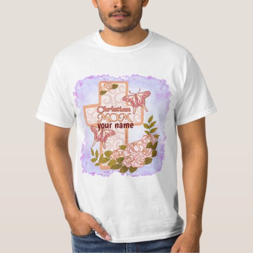 Christian Mom custom name T_Shirt