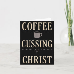 Christian Mom Faith Humor Blessed Flaws Coffee And Card