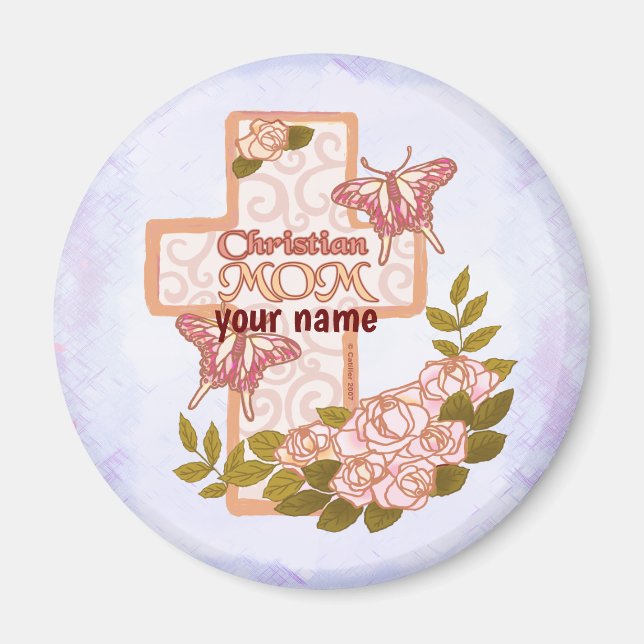 Christian Mom  magnet  (Front)