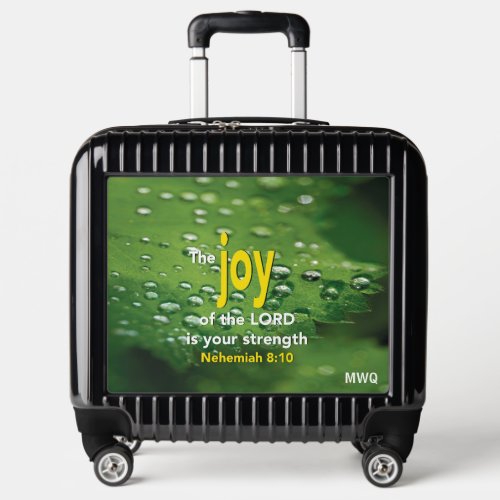 Christian Monogram JOY OF THE LORD Cabin Luggage