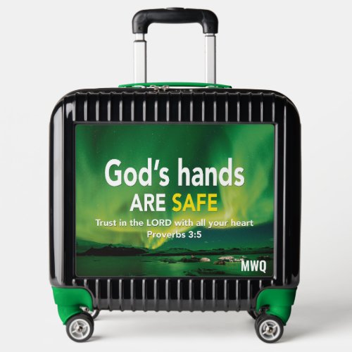 Christian Monogram TRUST IN THE LORD Cabin Luggage