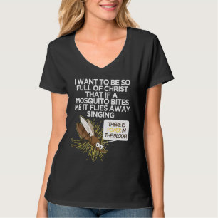 Christian Mosquito  Gag Jokes Religious Christian  T-Shirt