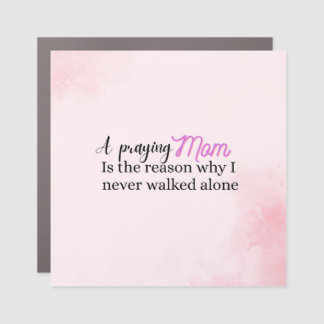 Christian Mother's day gift faith mom quote  Car Magnet