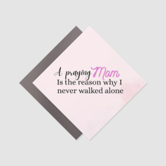Christian Mother's day gift faith mom quote  Car Magnet