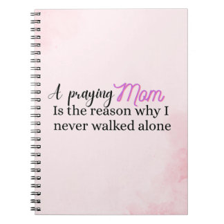 Christian Mother's day gift faith mom quote  Notebook