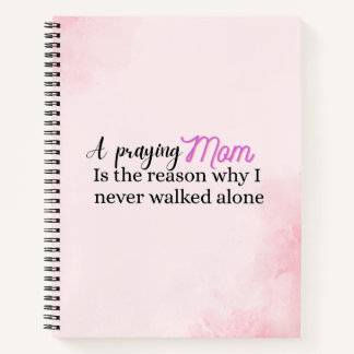 Christian Mother's day gift faith mom quote  Notebook