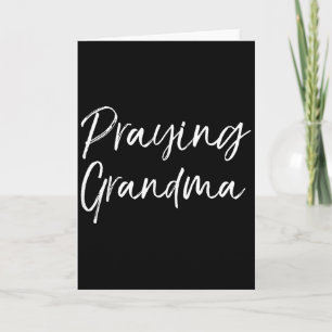 Christian Mother's Day Gift Prayer Warrior Praying Card