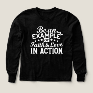 Christian Motivation Design – Faith, Love, and Act Tri-Blend Shirts