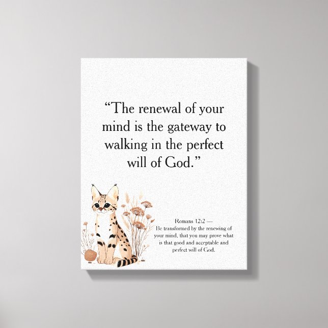 Christian Motivational Wall Art (Editable) (Front)