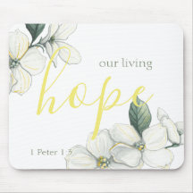 Christian Mouse Pad, Floral