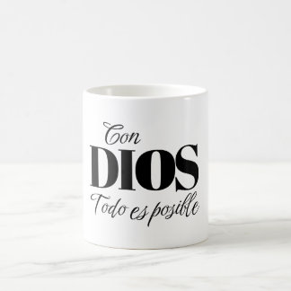 Christian Mug "With God all things are possible" M