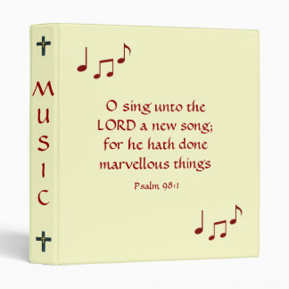 Christian Music Binder