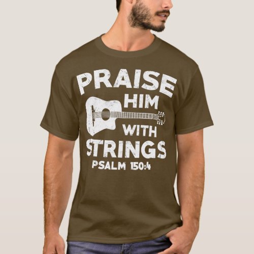 Christian Music Church Guitar Bass Jesus  Rock Gif T_Shirt