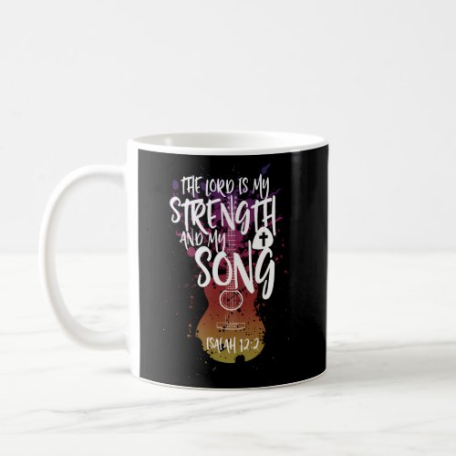 Christian Music Guitar Church Band Love Strength S Coffee Mug