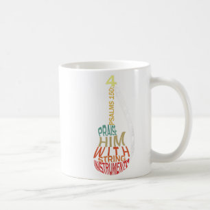 Christian Music Shirts For Men _ Praise Him B Play Coffee Mug