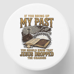 Christian My Past Jesus Dropped The Charges Shirt Mini Candle Favors