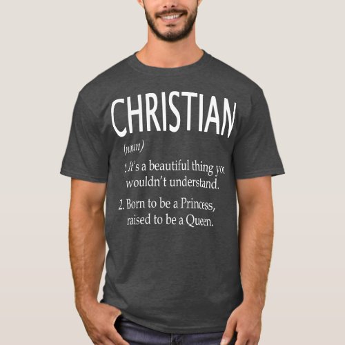 Christian Name Gift 125 T_Shirt