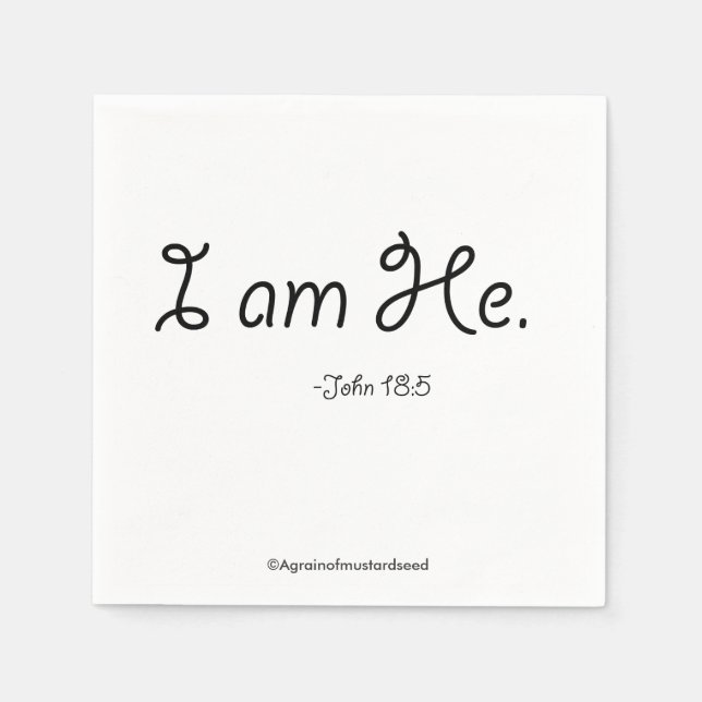 Christian Napkins (Front)