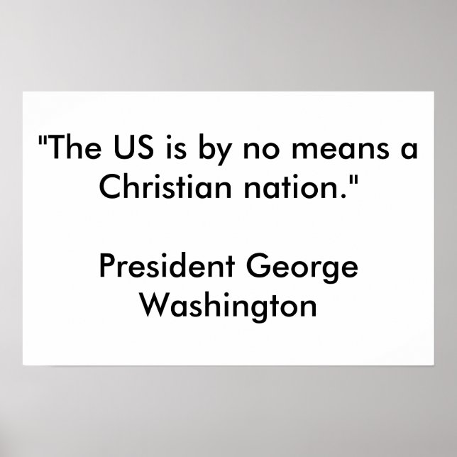 Christian nation poster (Front)