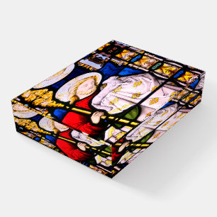 Christian Nativity Paperweight