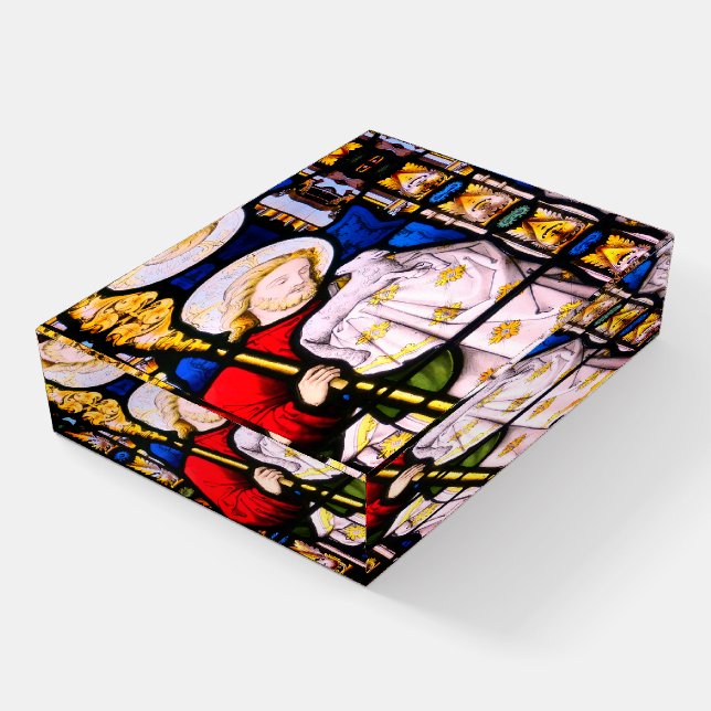 Christian Nativity Paperweight (Angled)