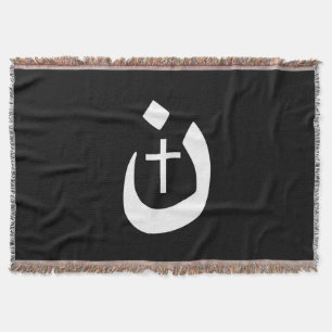Christian Nazarene Cross Spiritual Throw Blanket
