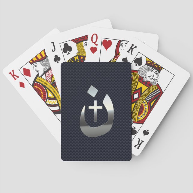 Christian Nazarene Spiritual Symbol Poker Cards (Back)