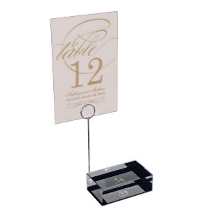 Christian Nazarene Symbol on Navy Blue Place Card Holder