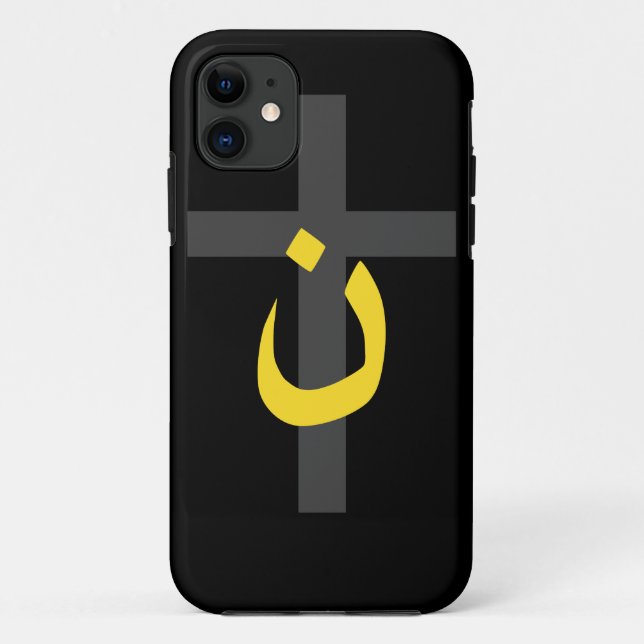 Christian Nazarene Symbol Solidarity Cross Bold Case-Mate iPhone Case (Back)