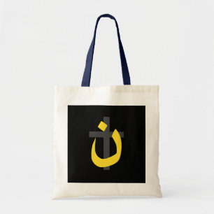 Christian Nazarene Symbol Solidarity Cross Bold Tote Bag