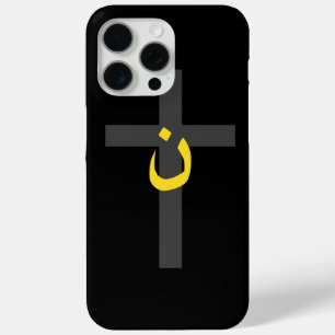 Christian Nazarene Symbol Solidarity Cross Decor iPhone 15 Pro Max Case
