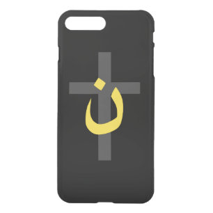 Christian Nazarene Symbol Solidarity Cross Decor iPhone 8 Plus/7 Plus Case