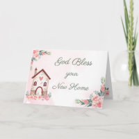 Christian New Home Card with Scripture