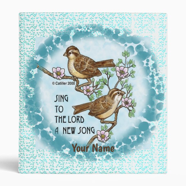 Christian New Song binder (Front)