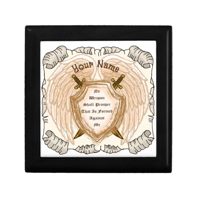 Christian No Weapon Shall Prosper Gift Box (Front)