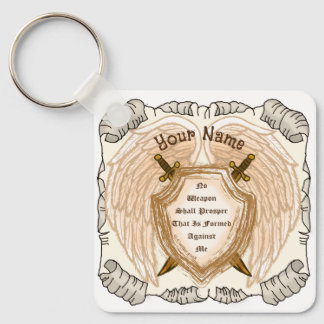 Christian No Weapon Shall Prosper Keychain