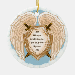Christian No Weapon Shall Prosper Ornament