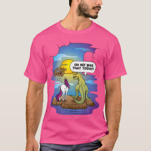 Christian Noah'S Ark Bibble Pun Last Unicorn Dinos T-Shirt