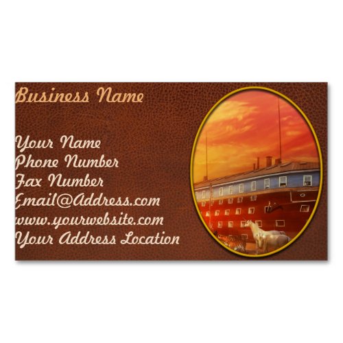 Christian _ Noahs Ark _ The beginning Magnetic Business Card
