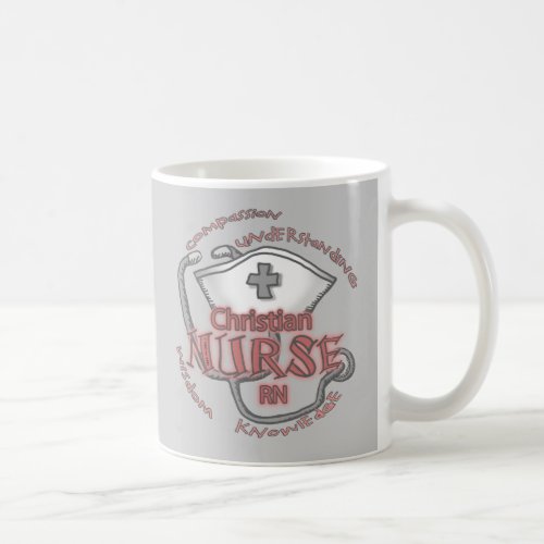 Christian Nurse Axiom custom name mug