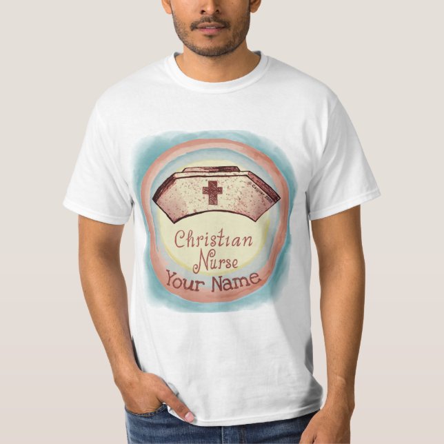 Christian nurse cap T-Shirt (Front)